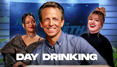 Seth Meyers explains the art of day drinking with celebrities