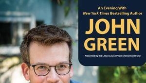 Fans can spend an evening with author John Green in Orlando next year