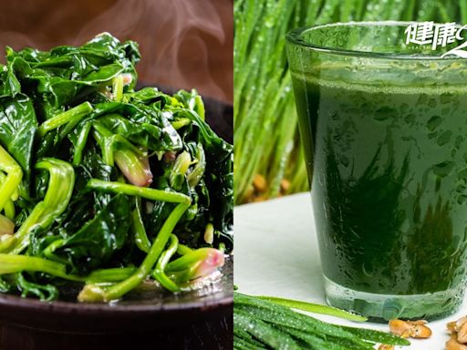 吃一大盤炒菠菜，男子終身洗腎！吃地瓜葉、喝精力湯也有危險嗎？