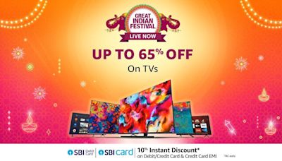 Amazon Great Indian Festival Sale LIVE: Big savings on TV from top brands