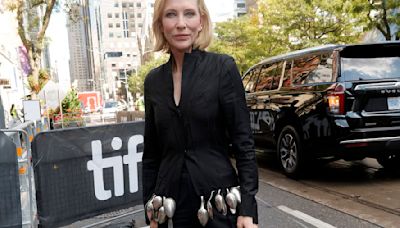 Cate Blanchett rocks spoons on outfit at TIFF premiere of Disclaimer