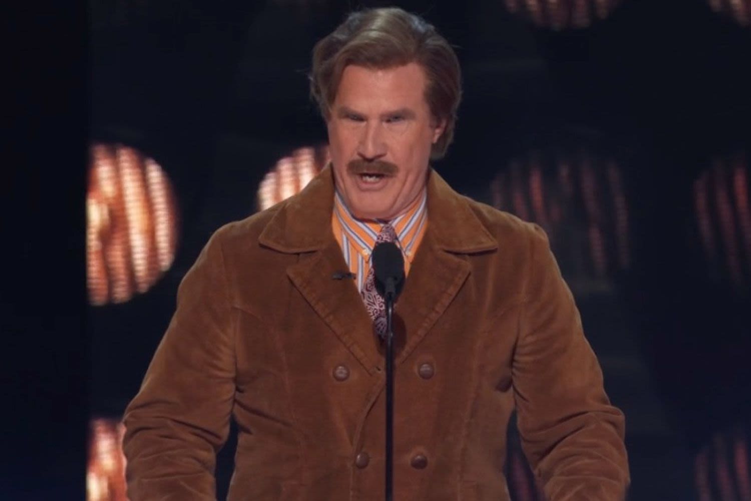 Ron Burgundy Returns! Will Ferrell Reprises “Anchorman ”Role to Roast Tom Brady: 'I Never Liked You'