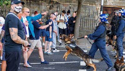 Third man named and charged after far-right violence in Bristol