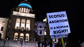 Abortion rights protesters rally at RI State House in wake of Supreme Court leak