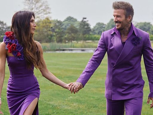 Victoria and David Beckham recreate their wedding day photos 25 years later