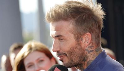 David Beckham desata la locura por las calles de Barcelona