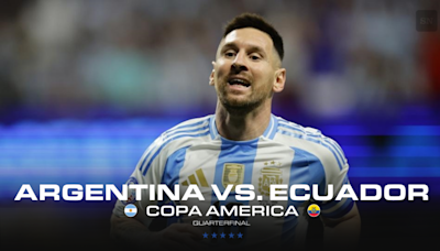 Where to watch Argentina vs. Ecuador live stream, TV channel, lineups, prediction for Lionel Messi Copa America 2024 quarterfinal | Sporting News