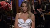 Sydney Sweeney Jokes About Glen Powell Romance Rumors in ‘SNL’ Monologue With a Surprise Cameo | Video