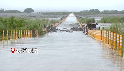 獨家／雨彈狂炸花蓮玉里！高寮、長良便橋「崩落下陷」