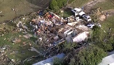 Las imágenes de destrucción tras el paso de tormentas en Texas, Arkansas y Oklahoma