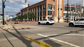 1 hospitalized after motorcycle crash near Great American Ball Park