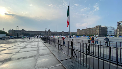 Refuerzan seguridad en Zócalo por cierre de campaña de Sheinbaum y CNTE pinta su raya