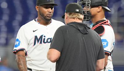 Marlins overcome five-run deficit to beat Rockies 7-6 in 10