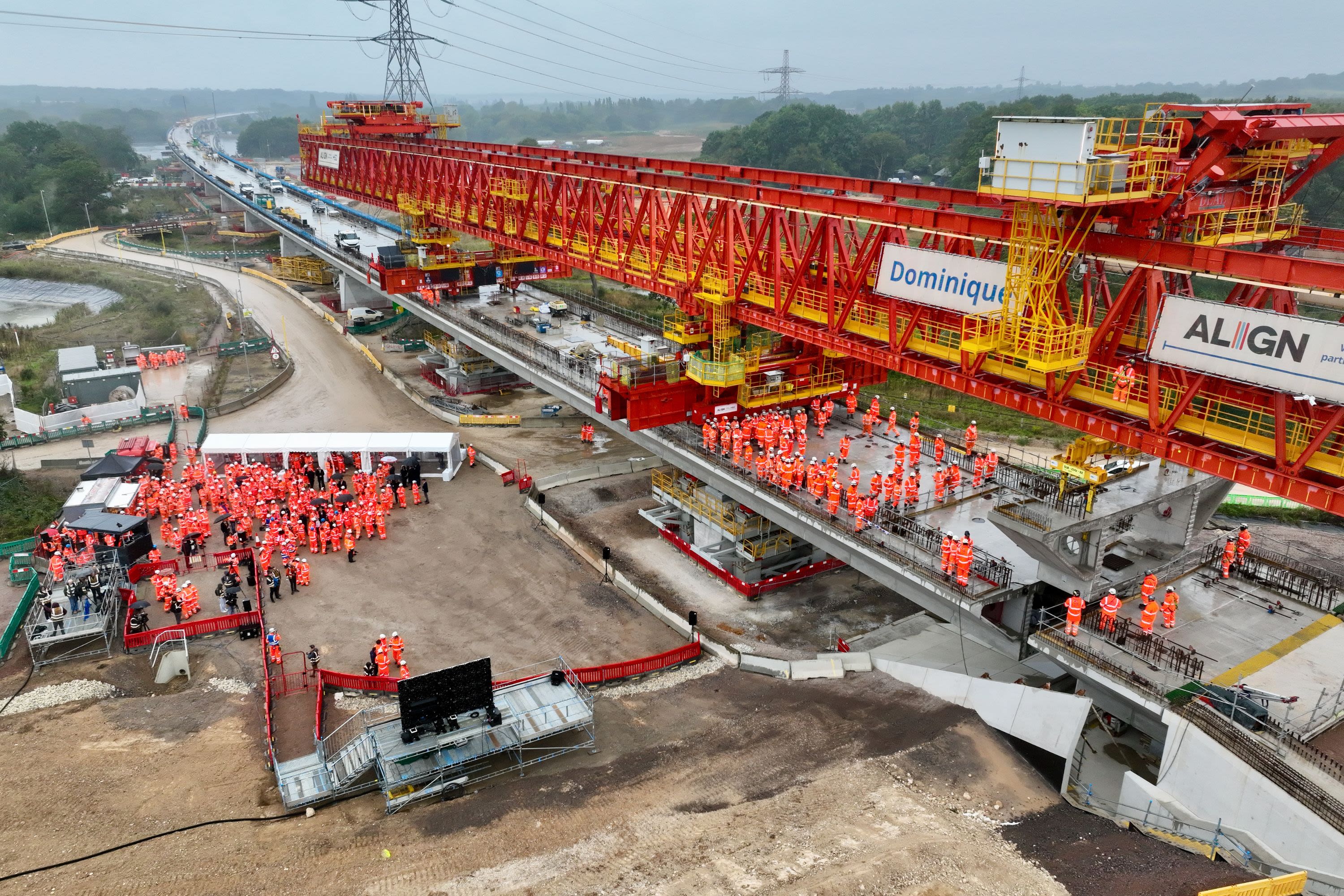 Construction complete for UK's longest railway bridge