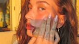 Bella And Hailey’s Iridescent Manicures Are A Blast From The Past