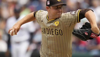 Padres’ Michael King has no-hit bid broken up in 7th inning on single by Guardians’ Angel Martinez