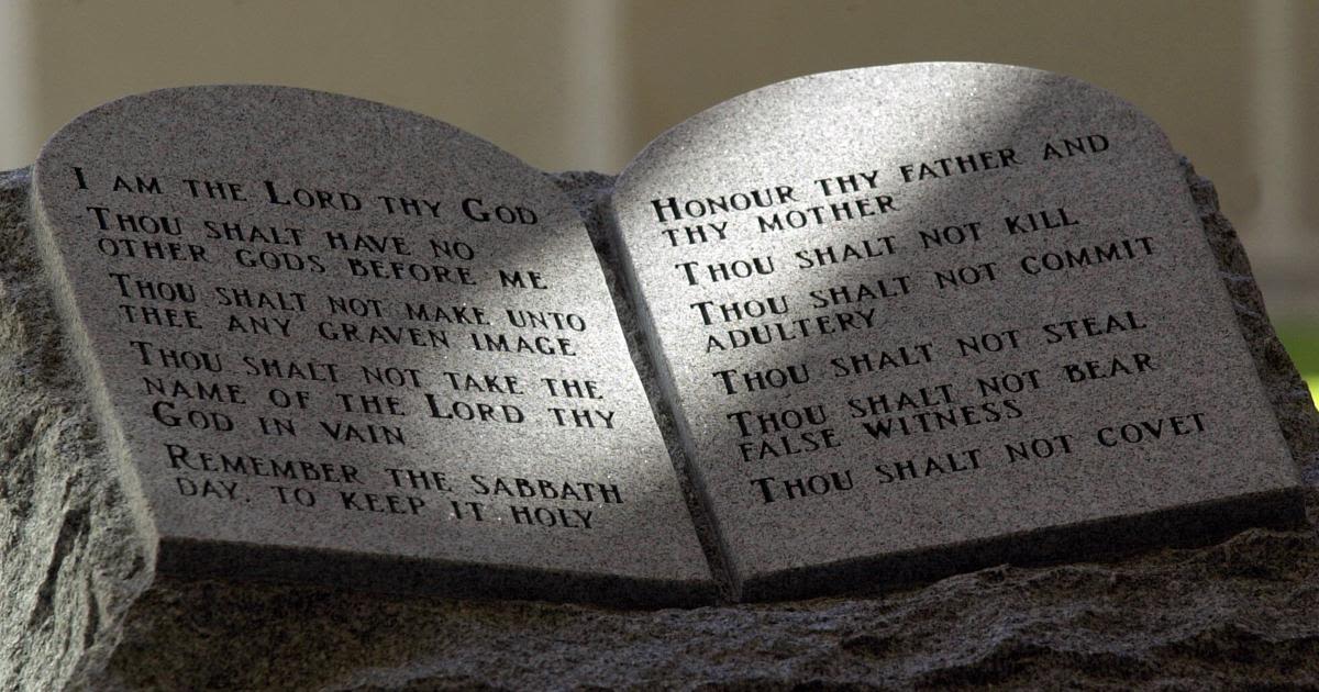 Letters: Displaying Ten Commandments in schools betrays country's values