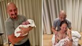Dad shares how he delivered his baby on living room carpet