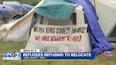 Migrant Encampment in Kent to stay after threats of arrests