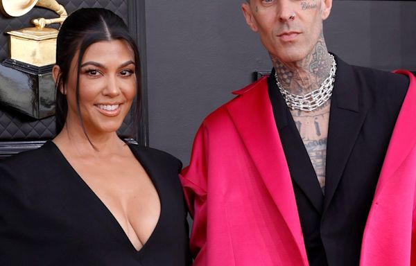 Travis Barker Shares Never-Before-Seen Photos of Kourtney Kardashian and Baby Rocky for Mother's Day - E! Online