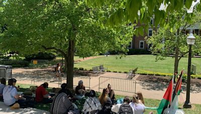 Protest continues at Virginia Tech after encampment clearing