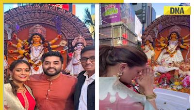 'Little Bengali girl in me...': US woman shares her experience of celebrating Durga Puja at NYC's Times Square