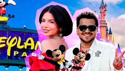 Ángela Aguilar y Christian Nodal son captados disfrutando de su amor en Disneyland París | FOTOS