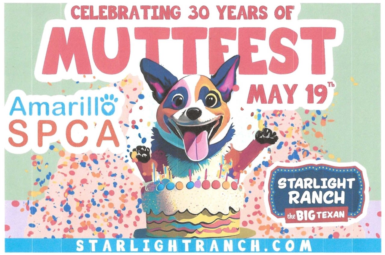 Amarillo SPCA to host 30th annual Muttfest fundraiser at Starlight Ranch Event Center