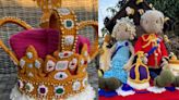 Crocheting royal fans let imaginations ‘go wild’ on postboxes for coronation