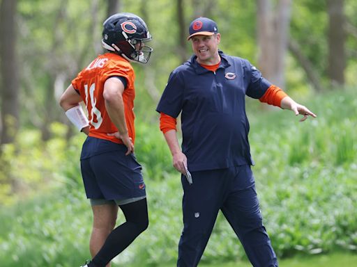 Bears OC sounds like he’s already in awe of Caleb Williams after first couple days