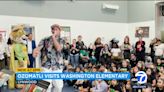 Grammy winning LA Band Ozomatli visits Lynwood elementary school to celebrate the arts