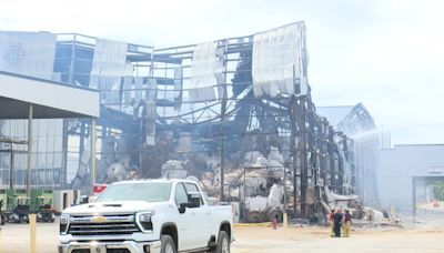 Fire at Essity Plant warehouse could continue for days, officials say