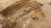 Early medieval warrior found buried with his weapons in Germany