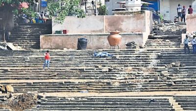 Contractor, supervisor, excavator operator booked for damaging Banganga steps