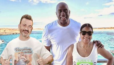 Jimmy Kimmel Continues to Troll Vacationing Magic Johnson in the Most Hilarious Way