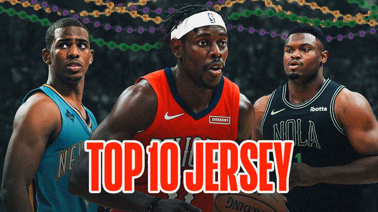 Classic looks lead Pelicans all-time top-10 jersey rankings