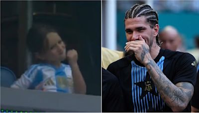 El TIERNO momento de Rodrigo De Paul junto a su hija antes del partido de la Selección argentina ante Ecuador