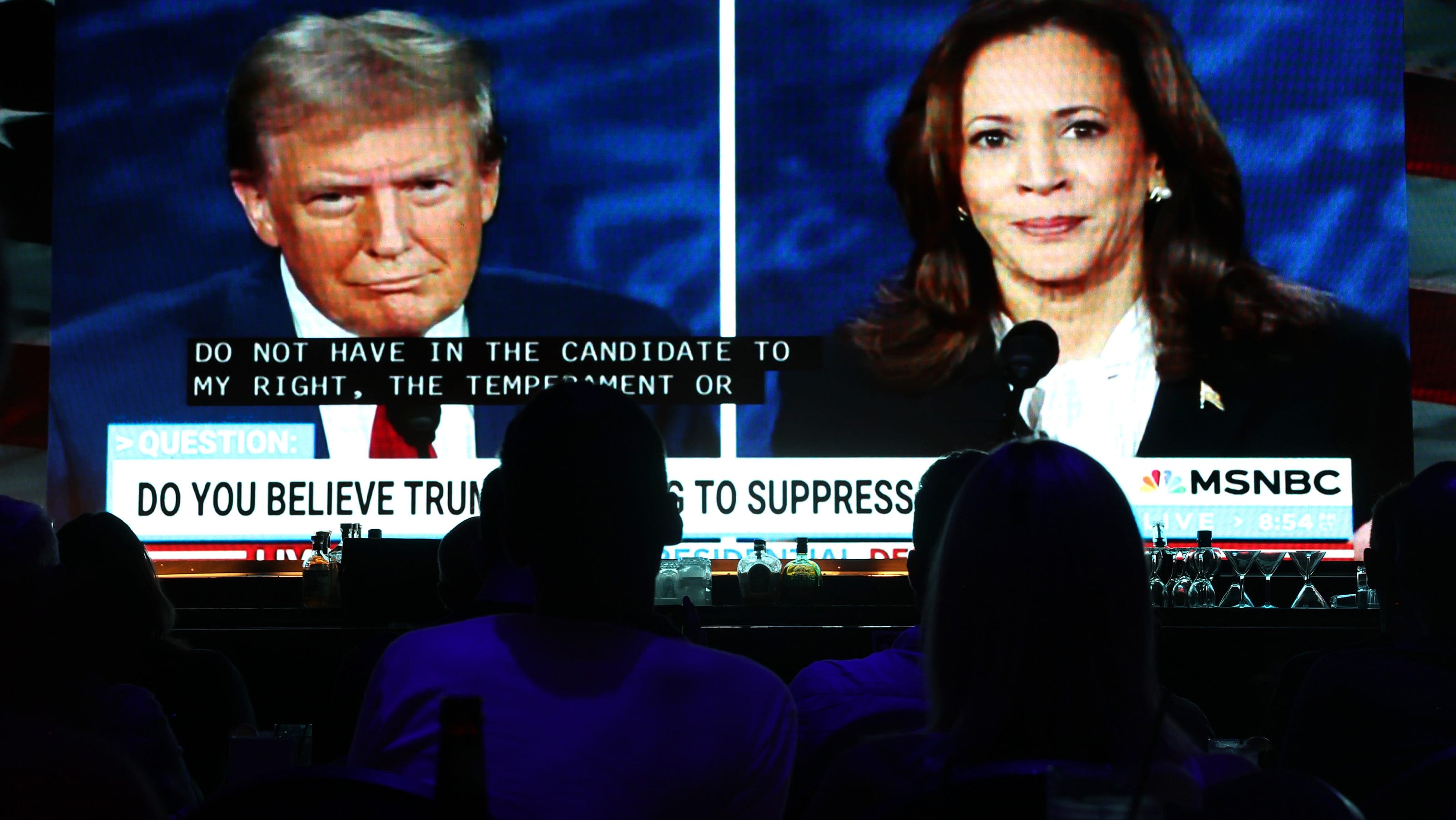 Who won the debate? Harris' forceful performance rattles a defensive Trump.