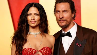 Matthew and Camila McConaughey go pantsless again for Pantalones tequila promotion