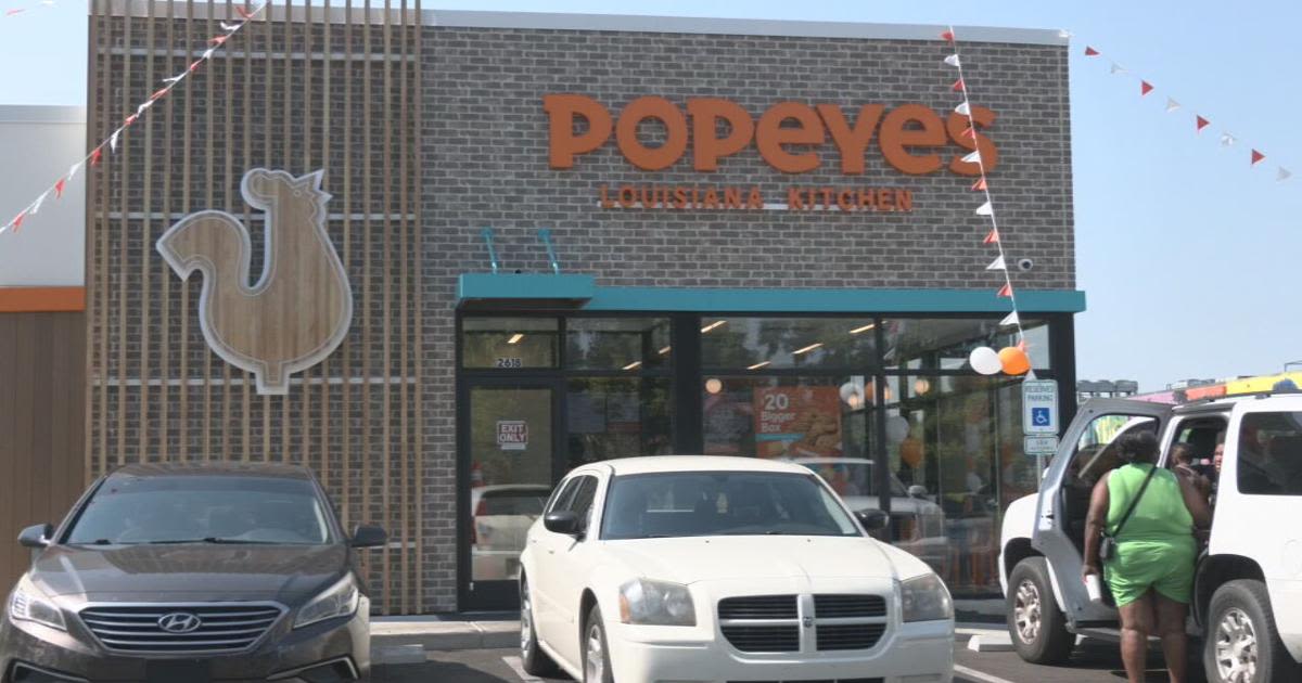 Popeyes Louisiana Kitchen celebrates grand opening in Russell neighborhood