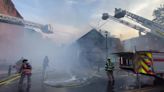 Firefighters battle blaze at Old Pink