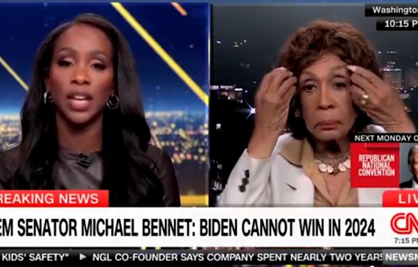 Congresswoman Maxine Waters, 85, Adjusts Wig Live on CNN While Discussing 2024 Election in Viral Moment: 'She's Real for This'