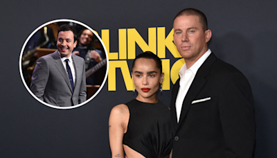 Channing Tatum's Zoë Kravitz comment interrupts Jimmy Fallon interview