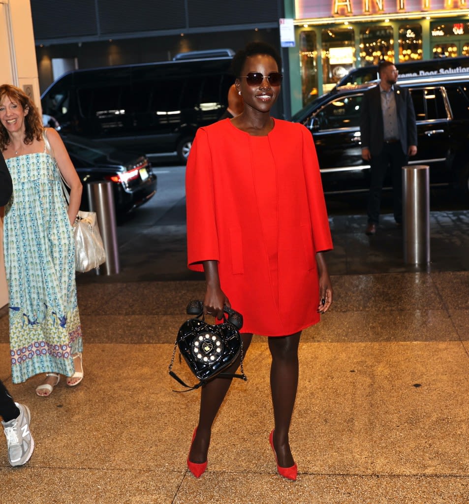 Lupita Nyong’o’s Best Betsey Johnson Footwear and Apparel Moments for ‘A Quiet Place: Day One’ Press Tour