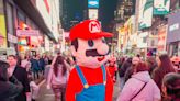 I Spent an Evening Dressed as a Life-Sized Mario in Times Square. I Was Not Prepared.