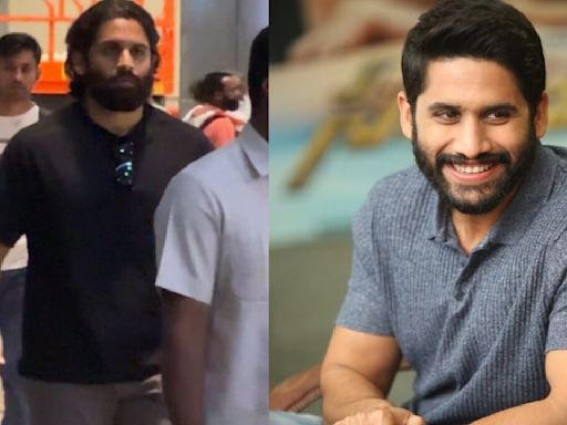 Amidst celebrating his Best Actor win, Naga Chaitanya was spotted at the Hyderabad airport