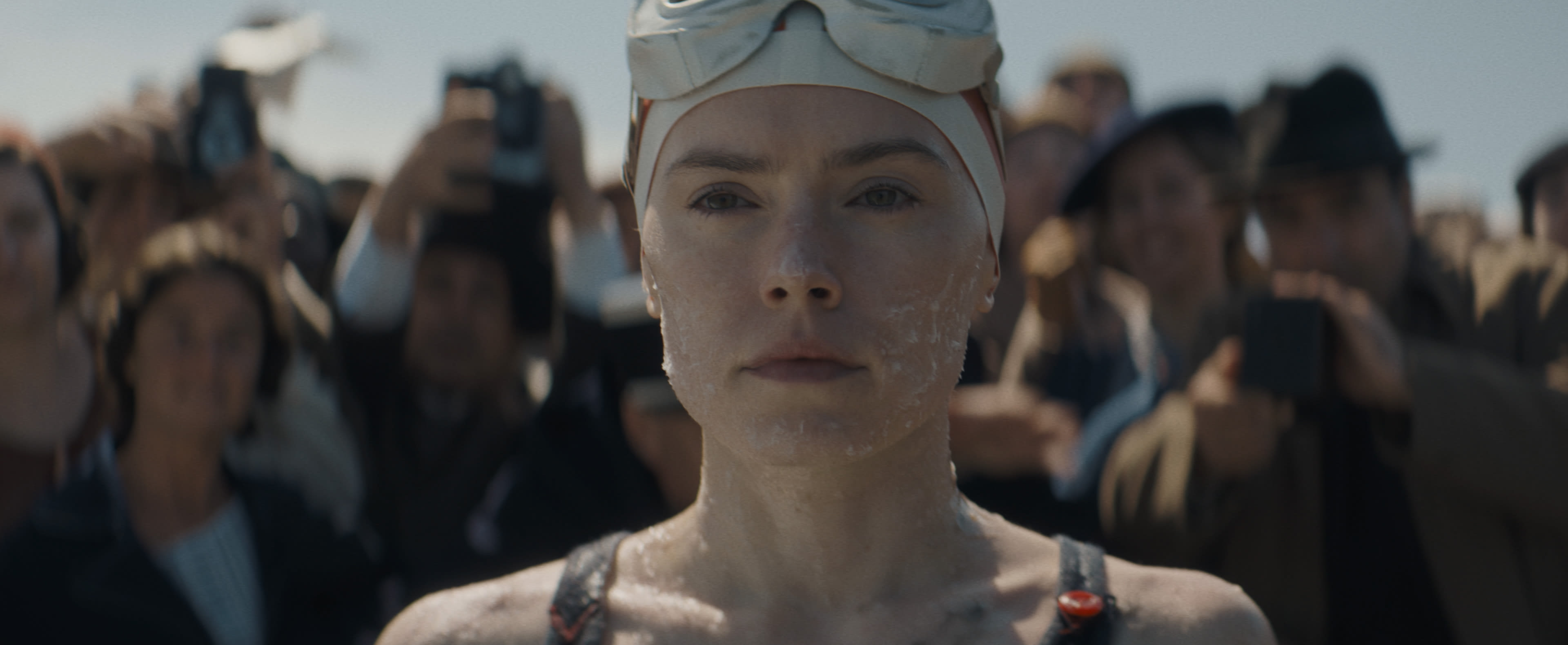 Daisy Ridley's lips turned blue filming swimming scenes in 'Young Woman and the Sea': 'She's a force of nature'