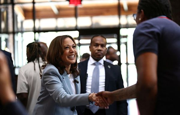 Harris gaining ground on Trump in 6 of 7 swing states, Bloomberg poll shows