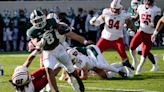 Michigan State football survives late mishaps, beats Wisconsin, 34-28, in overtime