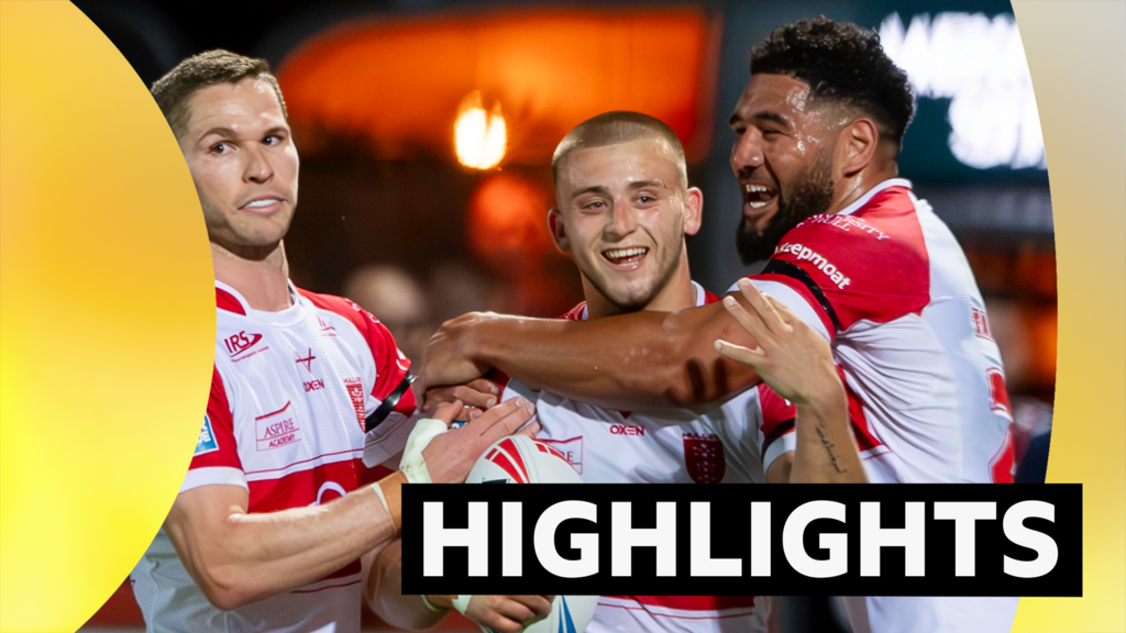 Super League: Mikey Lewis scores hat-trick as Hull KR thrash London Broncos